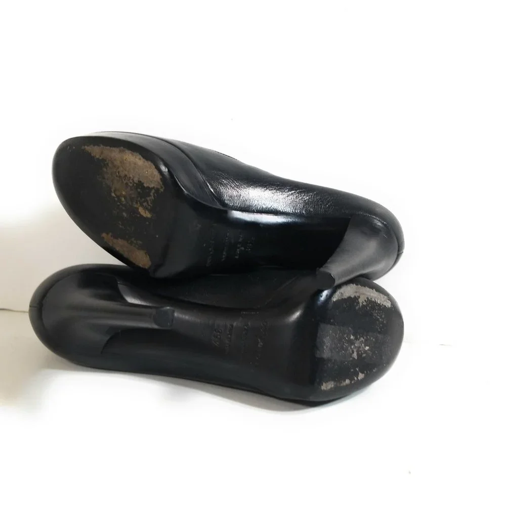 Sergio Rossi Women Platform Heel Pumps Size 39.5